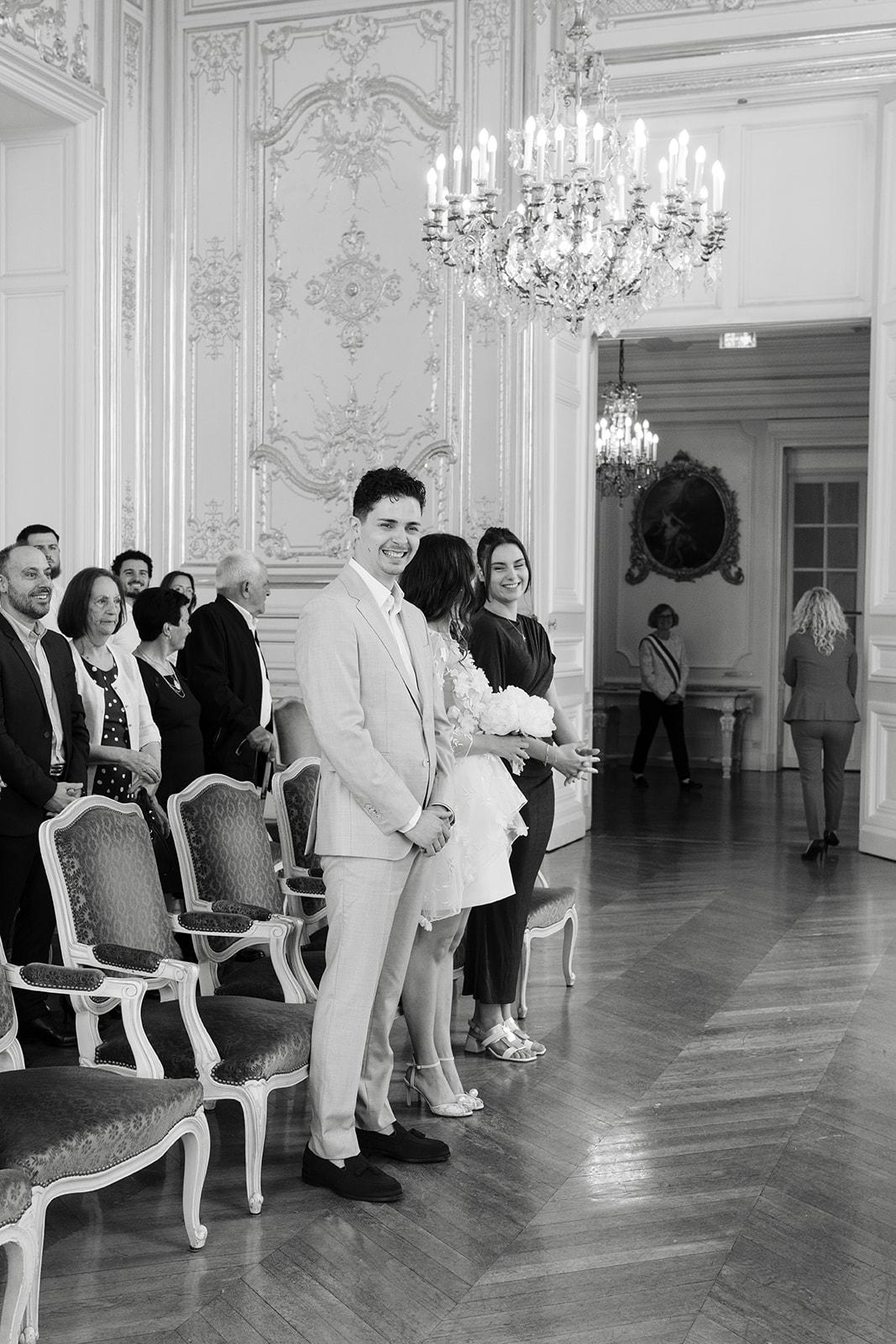 civil modern wedding